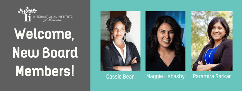 Board Members: Cassie Bean, Maggie Habashy and Paramita Sarkar