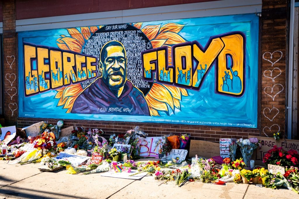 George Floyd mural and memorial in Minneapolis, MN - Photo by munshots on Unsplash