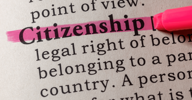 Citizenship dictionary definition