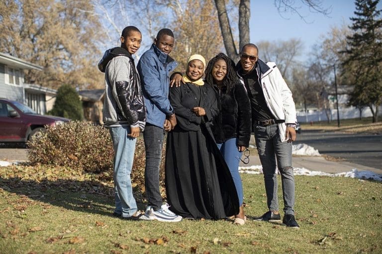 Fatumata and family - International Institute of Minnesota clients